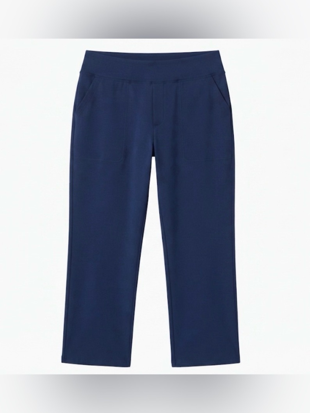 AVAMO Women's Blue Casual Pants Size Large Pull On Stretch Pockets NWT New